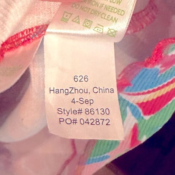 Vintage Lilly Pulitzer Charlene Dress Jungle Tumble Pomegranate - Picture 7 of 10